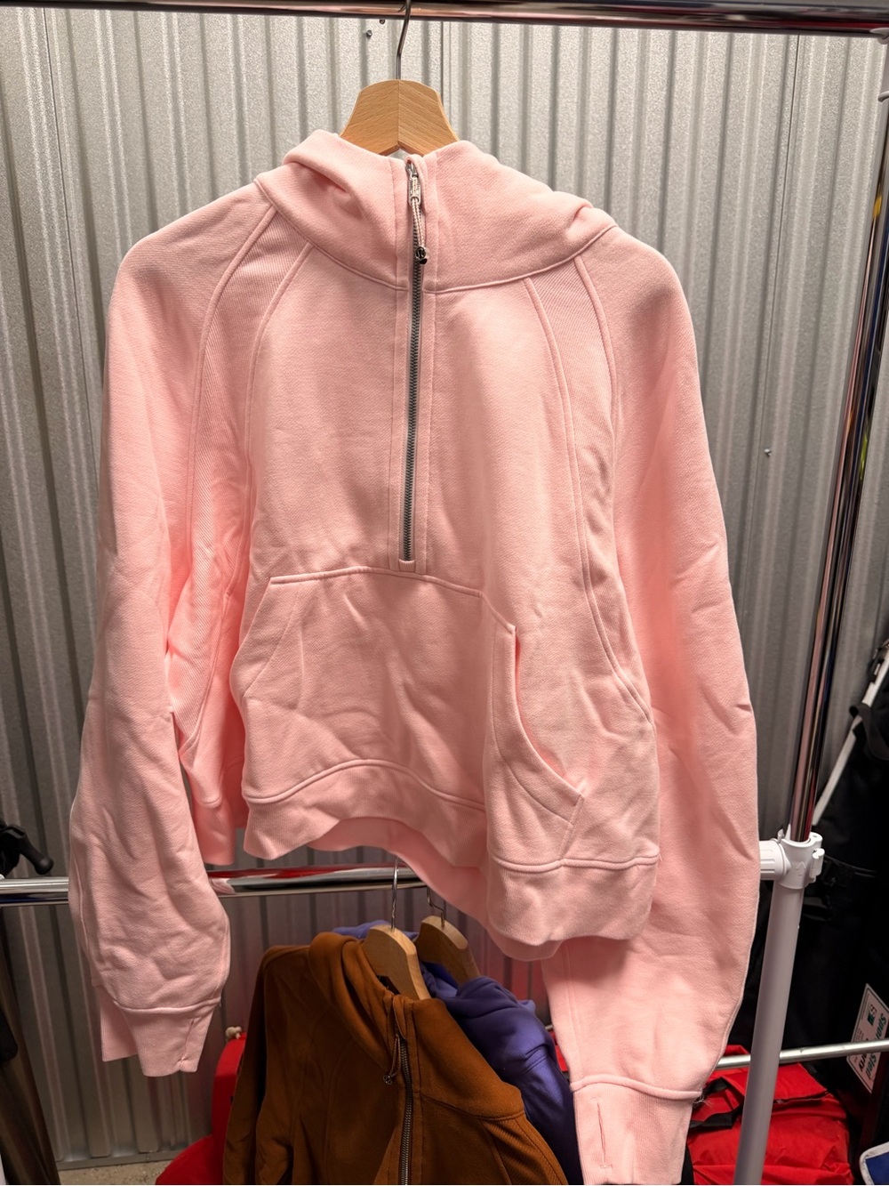 NWT Lululemon Scuba Oversized Half-Zip Hoodie - XL/XXL - Strawberry Milkshake